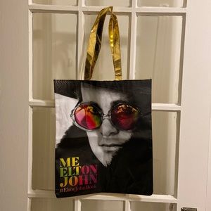 Elton John tote bag